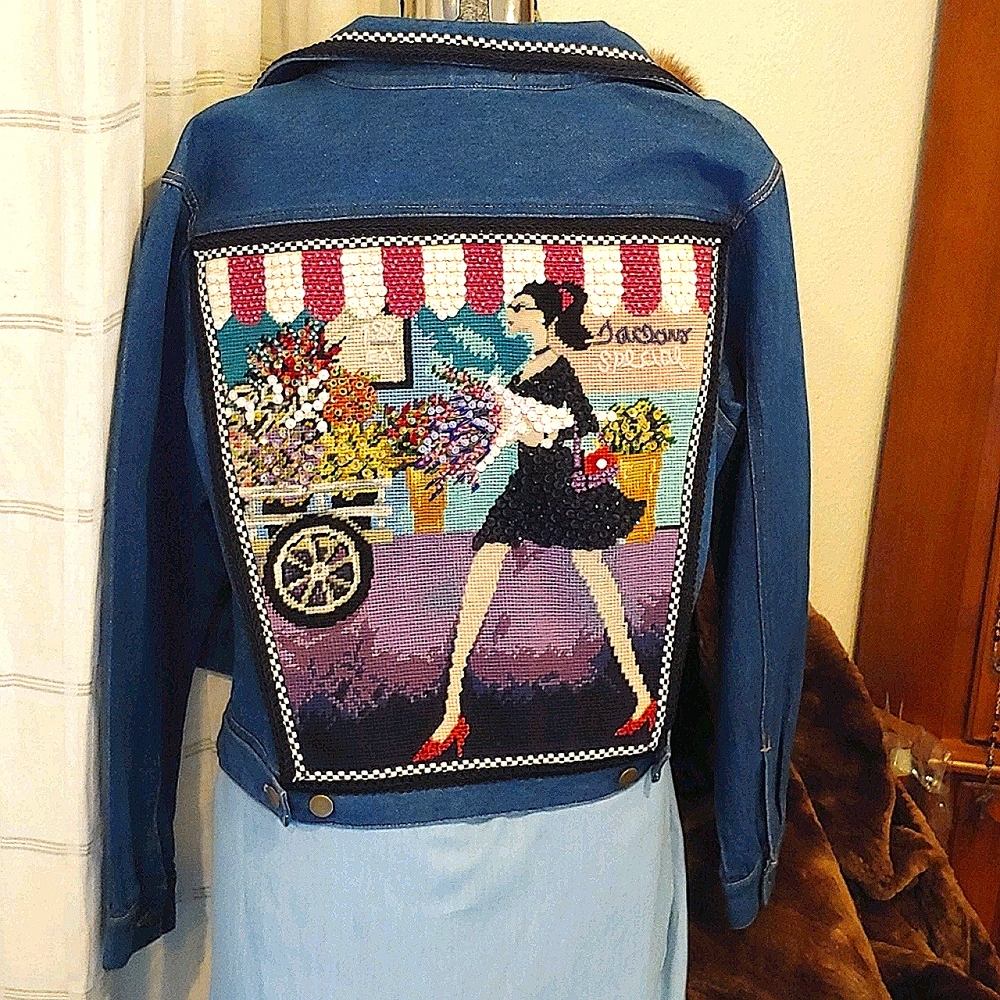 Kolorway Embellished Jean Jacket